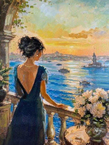 Salvatore Rodriquez (1957) - Turista a Istanbul