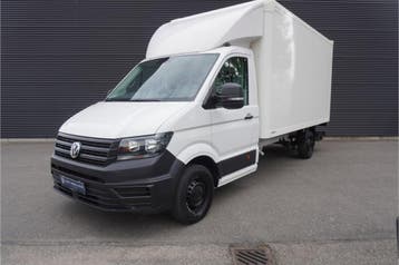 Volkswagen Crafter 180pk Automaat Bakwagen Laadklep Trekhaak, Automaat, Gebruikt, Volkswagen, Wit
