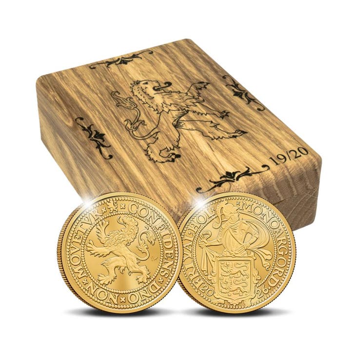 Officiële Herslag Leeuwendaalder 2026 Goud 1 ounce, Postzegels en Munten, Munten | Nederland, Verzenden