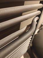Designradiator met handdoekbeugels 60x121cm antraciet 0033, Ophalen, Nieuw, Overige typen