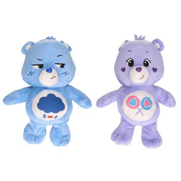 Troetelbeertjes knuffel - blauw en paars - 28 cm, Verzenden, Nieuw