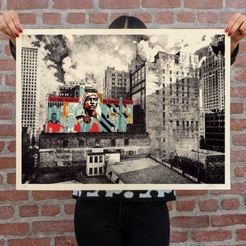 Shepard Fairey (OBEY) (1970) - Voting Rights Are Human