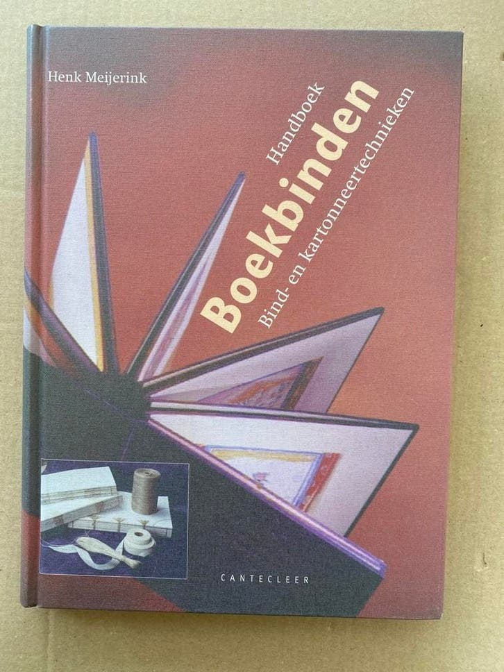 Handboek Boekbinden - Bind- en Kartonneertechnieken - NIEUW, Boeken, Hobby en Vrije tijd, Zo goed als nieuw, Verzenden