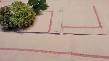 Laken (3) - 270 cm - 230 cm - Antieke uitzet, Antiek en Kunst