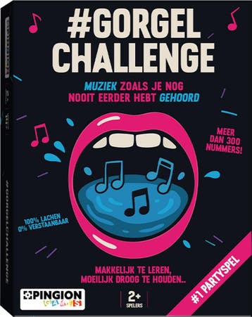 #GorgelChallenge - Partyspel | Pingion Games - Kaartspellen, Verzenden, Nieuw