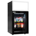 GGM Gastro | Mini displayvrieskast - 460mm - met 1 glazen |, Witgoed en Apparatuur, Koelkasten en IJskasten, Verzenden, Nieuw