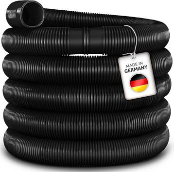 Zwembadslang 38 mm - Zwembad slang - 6 m - Zwart - Tillvex®, Verzenden, Zo goed als nieuw