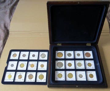 Verenigd Koninkrijk. Verzameling 24 munten Great Britain /, Postzegels en Munten