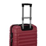 Harde Kofferset Rome - 3-Delig - ABS - Rood, Sieraden, Tassen en Uiterlijk, Koffers, Verzenden, Nieuw