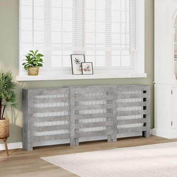vidaXL Radiatorombouw 205x21,5x83,5 cm bewerkt hout, Verzenden, Nieuw