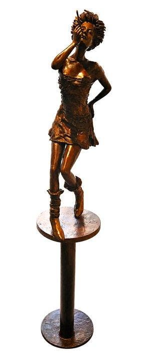 Lothar Vigelandzoon (1950) - Die letzte Zigarette, Antiek en Kunst, Kunst | Designobjecten