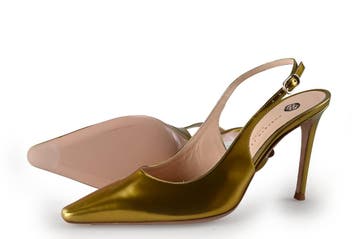 Roberto Festa Pumps in maat 37 Goud, Pumps, Overige kleuren, Verzenden, Zo goed als nieuw
