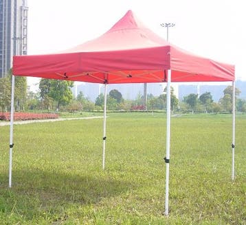 Opvouwbare Partytent 3×3 meter zonder zijwanden in Rood, Verzenden, Nieuw, 2 meter of meer, Partytent
