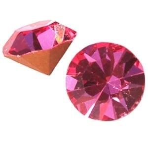 2 x Preciosa Puntsteen 8 mm Rose (Puntsteentjes), Hobby en Vrije tijd, Ophalen of Verzenden, Nieuw, Overige typen