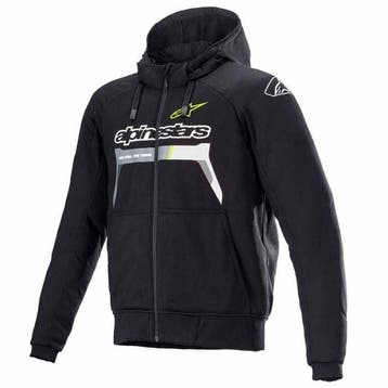 Alpinestars Chrome Ignition Hoodie Zwart Geel Fluo, Nieuw met kaartje, Jas | textiel, Alpinestars, Heren