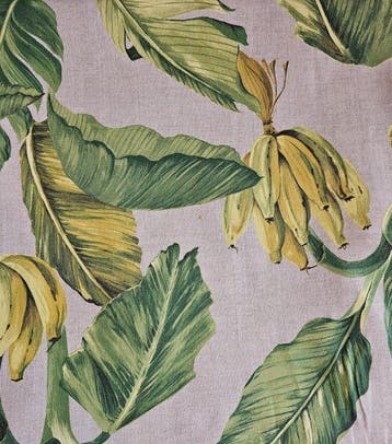 Exclusieve Boheemse stof met banani- Artistiek ontwerp -