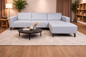 JC Furniture Stone- Bank - Hoekbank - NIEUW SAMEN TE STELLEN, 250 tot 300 cm, Nieuw, Ophalen of Verzenden, JC Furniture Stone, bank, hoekbank, lage prijs, nieuw, design