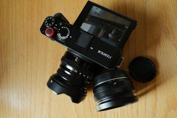 Fujifilm X-E4 + Fujinon XF 16mm f/2.8 WR + XF 27mm f/2.8, Nieuw