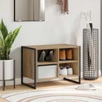 vidaXL Schoenenkast Ambachtelijk eiken 60 x 35 x 44 cm, Verzenden, Nieuw