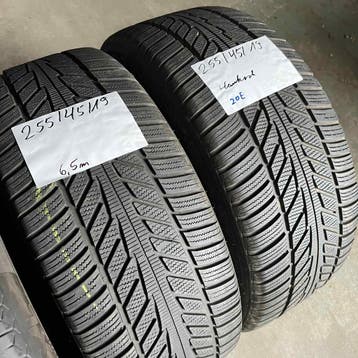 2 x Hankook 255-45-19 Winterbanden 6,5mm, 19 inch, Gebruikt, 255 mm, Band(en)