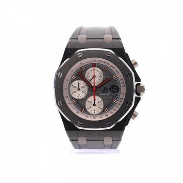 Audemars Piguet Royal Oak Offshore Jarno Trulli Limited..., Overige merken, Overige materialen, Leer, Polshorloge