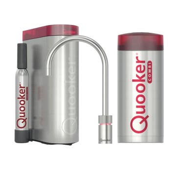 €2116 QUOOKER COMBI+ NORDIC ROUND RVS + CUBE - 22+NRRVS, Ophalen of Verzenden, Nieuw