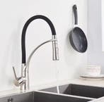 Uittrekbare Keukenkraan Geborsteld Nikkel – 360° Draaibaar, Verzenden, Nieuw