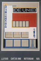 J. J. P. Oud (After) - Cafe De Unie, Rottendam 1925 -, Antiek en Kunst