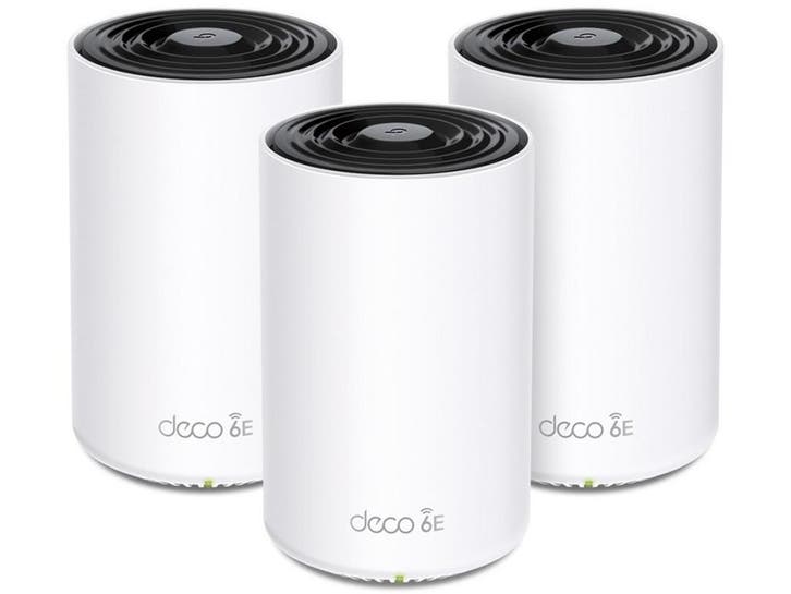 TP-Link Deco XE75 Pro - Mesh Wifi - 3x Gigabit poorten -, Computers en Software, Routers en Modems, Zo goed als nieuw, Verzenden