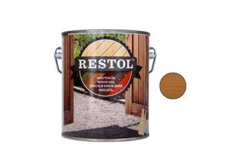 Restol Restol houtolie mat 2,5 liter, bruin naturel, Verzenden, Nieuw