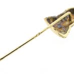 Gouden reversspeld, dasspeld van een Arabier, Ophalen of Verzenden, Gebruikt, Overige kleuren, Goud