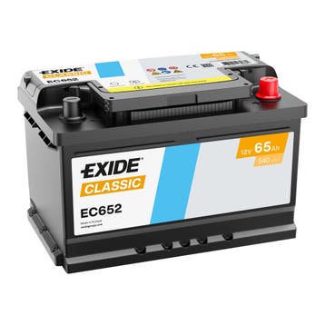 Exide Classic accu | EC652 | 12V 65Ah, Ophalen of Verzenden, Nieuw