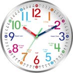 Tyme Kinderklok - Klok Kinderen Modern - Goed leesbaar -, Ophalen of Verzenden, Zo goed als nieuw