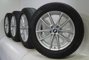 BMW X3 X4 G01 G02 618 18 inch velgen Pirelli Runflat Winterb, 18 inch, Gebruikt, Velg(en), Winterbanden