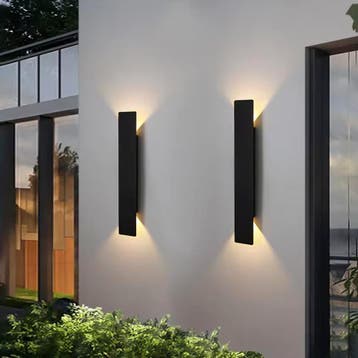 UniLights Waterdichte LED Buitenlamp - Tuin Wandlamp Zwart, Huis en Inrichting, Lampen | Wandlampen, Verzenden, Nieuw