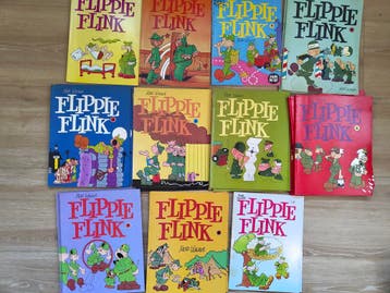 Flippie Flink strips van Mort Walker - Stripboeken te koop, Complete serie of reeks, Verzenden, Gelezen