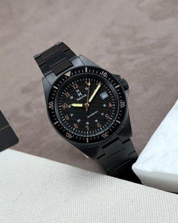 Heritor - Automatic Calder Date - Silver/Black - Zonder, Nieuw