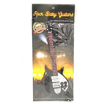 Baby miniatuur replica Rickenbacker gitaar 15 cm The Beatles, Ophalen of Verzenden, Nieuw, Pop, Beeldje of Miniatuur