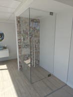 Douchecabine 100x100cm Hoogte 231cm met taatsscharnier  0018, Ophalen, Nieuw, Glas, Douche