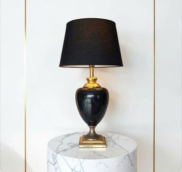 Le Dauphin - Lamp - Model Ancemont - Keramiek, Messing,