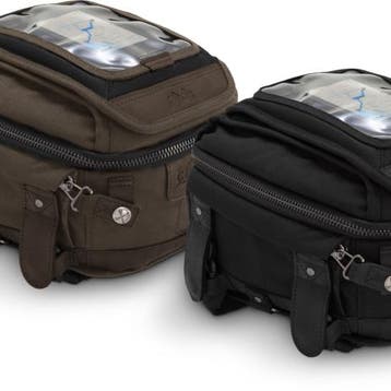 Burly Brand Voyager Tank / Tail Bag - Dark Oak, Ophalen of Verzenden