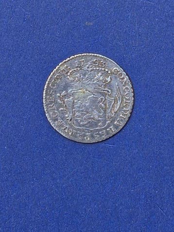 Nederland, Zeeland 1/8 Zilveren Dukaat 1793 (Zonder