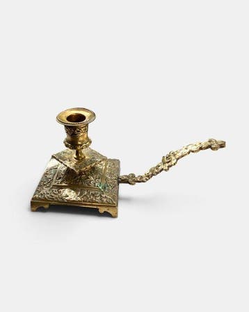 Kandelaar - Brons - Antieke Bronzen Blaker