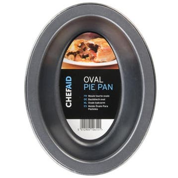 ChefAid Pie Bakvorm Ovaal 17x13x3,5cm, Verzenden, Nieuw