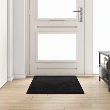 vidaXL Tapijt Loper Zwart 80 x 150 cm 100% Polypropylene, Huis en Inrichting, Verzenden, Nieuw, Zwart