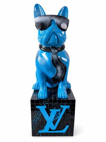 Daluxe Art - 1999 • XXL Mona Lisa Dog Display – 90 cm