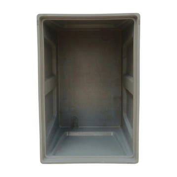 Palletbox Bigbox 1200x800x790 mm, HD-PE, gesloten, grijs, Ophalen of Verzenden