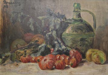 Österreichischen Schule (XX), Signiert Demansky - Obst und