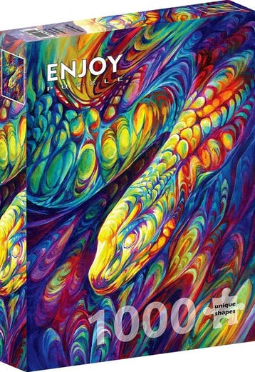 Rainbow Snake Puzzel (1000 stukjes) | Enjoy Puzzle - Puzzels, Verzenden, Nieuw