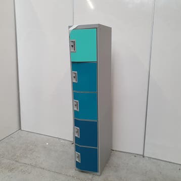 5-deurs Sono lockerkast - 181x35x50 cm, Ophalen of Verzenden, Nieuw